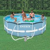 Бассейн каркасный круглый Intex Prism 366х366х99 см 8600 л